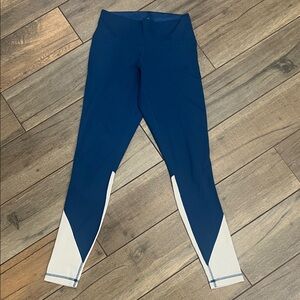 Adidas Blue and White Leggings